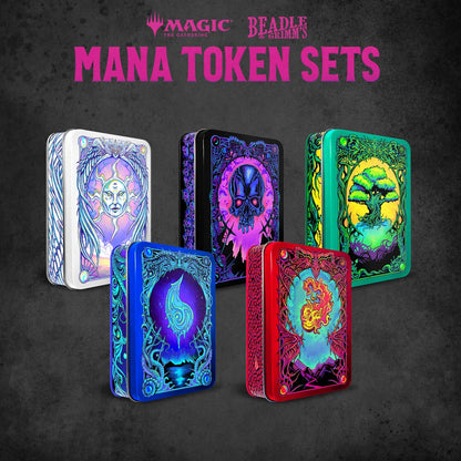 Magic the Gathering Dice and Token Pack Red Mana Beadle & Grimm´s