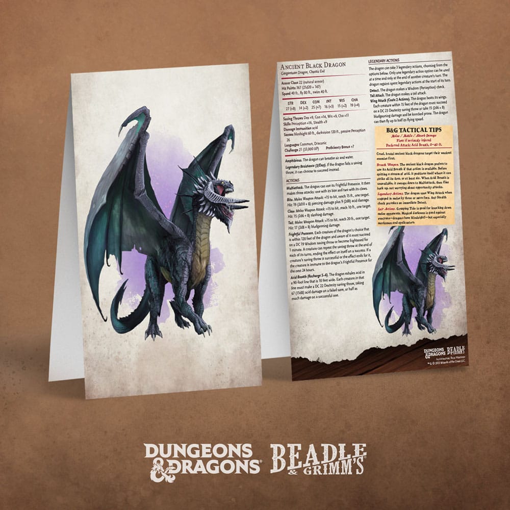 Dungeons & Dragons RPG Encounter Cards Challenge Rating 7+: Pack 2 *english* Beadle & Grimm´s