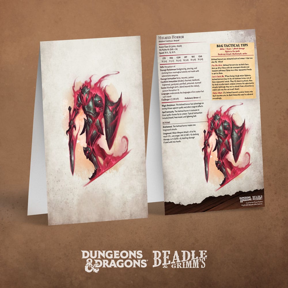 Dungeons & Dragons RPG Encounter Cards Challenge Rating 0-6: Pack 1 *english* Beadle & Grimm´s