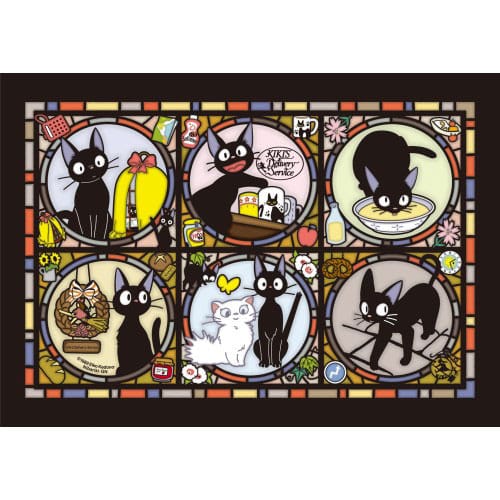 Kiki's Delivery Service Jigsaw Puzzle Stained Glass Jiji's everyday Ensky