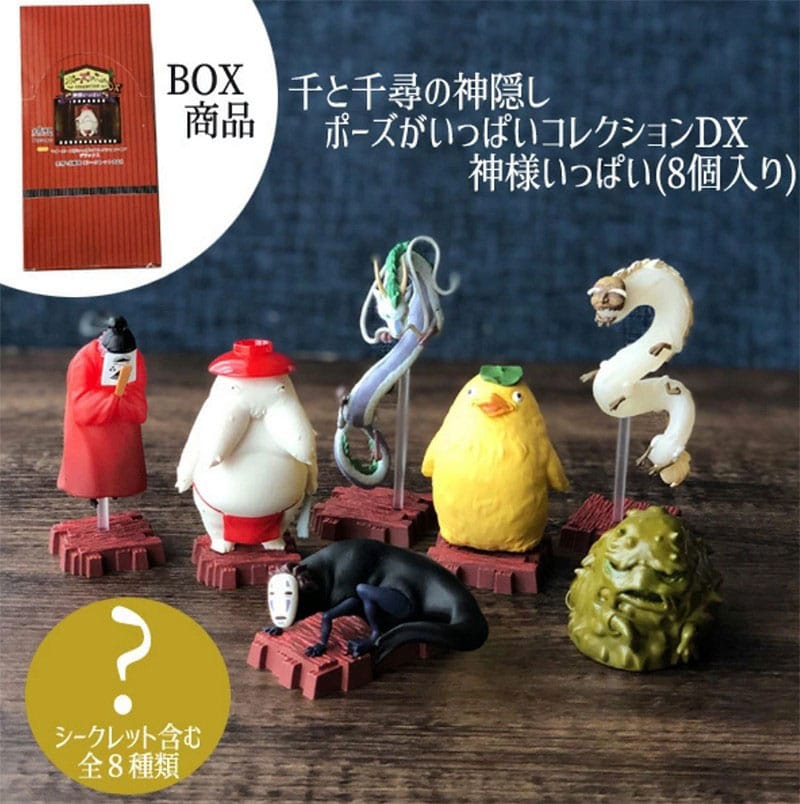 Spirited Away Mini Figures Gods - 10 cm Display (8) Mini-figures