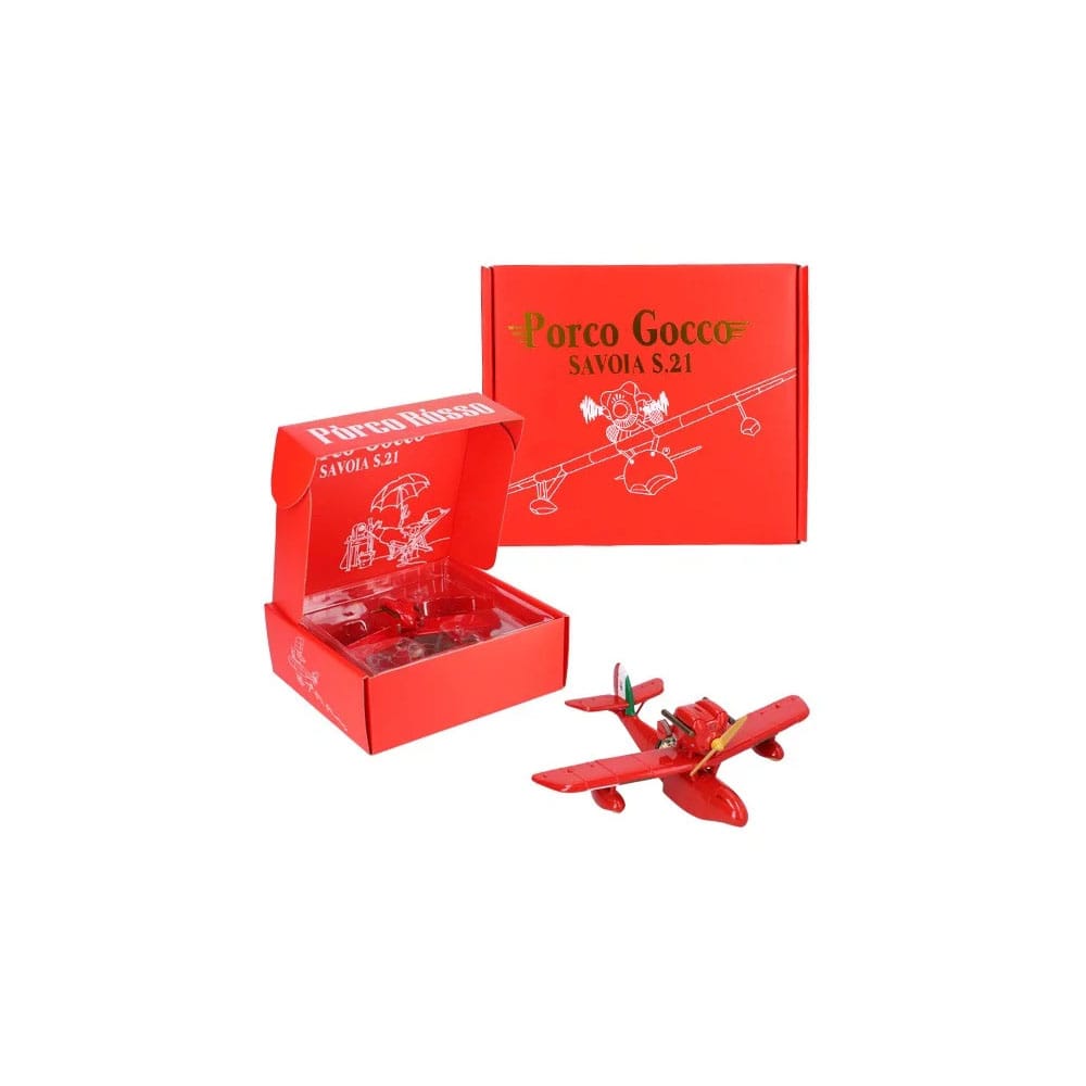 Porco Rosso Vehicle with sound Marco & Savoia 21 cm