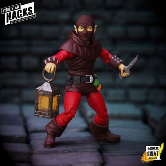 Vitruvian H.A.C.K.S. Action Figure Halfling Scout Dwynn Dellos Boss Fight Studio