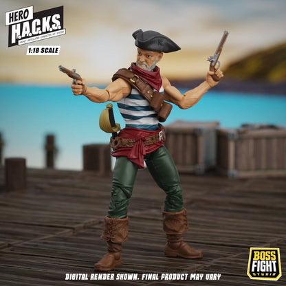 Hero H.A.C.K.S. Core Action Figure 1/18 Heroes and Villains Wave 1 Daniel Wright: Pirate Quartermaster