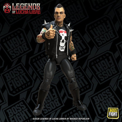 Legends of Lucha Libre Fanaticos Action Figure Vampiro Coffin Box Resurrected 15 cm