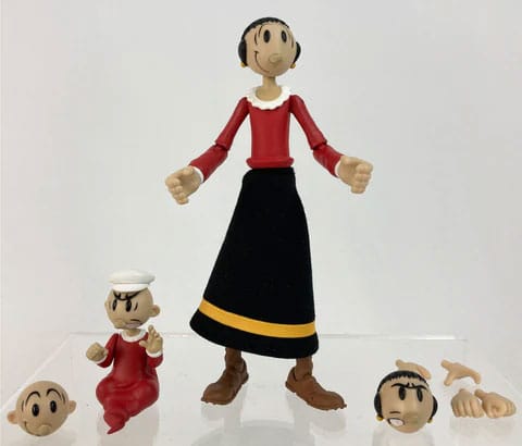 Popeye Action Figure Wave 01 Olive Oyl Boss Fight Studio