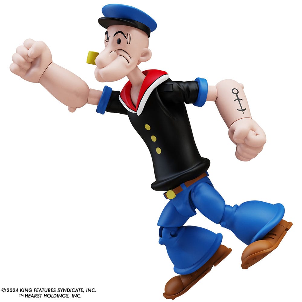 Popeye Action Figure Wave 03 Popeye 1st Appearance Black Shirt Boss Fight Studio