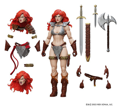 Red Sonja Epic H.A.C.K.S. Action Figure 1/12 Scale Immortal Red Sonja