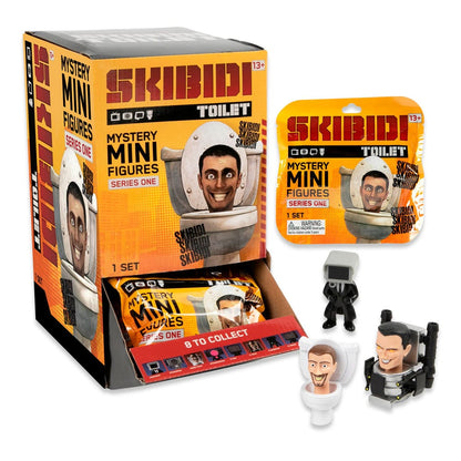 Skibidi Toilet Minifigures 6 cm Series 1 Display (24) Bonkers Toys