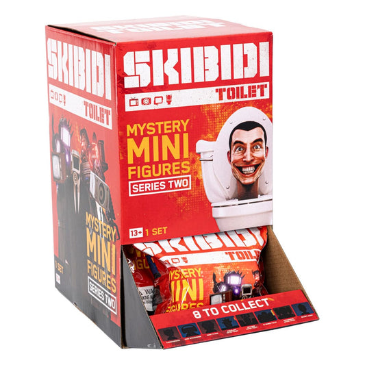Skibidi Toilet Minifigures 6 cm Series 2 Display (24)