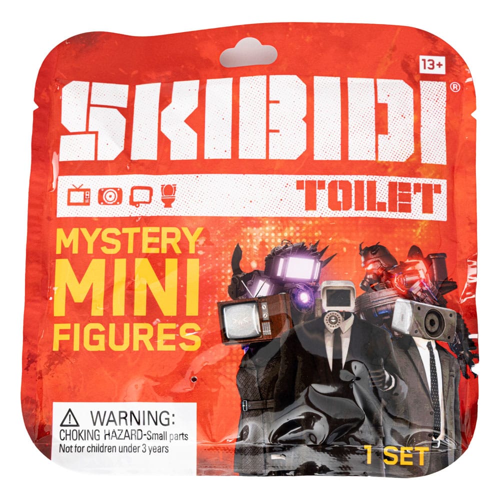 Skibidi Toilet Minifigures 6 cm Series 2 Display (24) Mini-figures,Blind Boxes