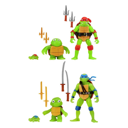 Teenage Mutant Ninja Turtles: Mutant Mayhem Action Figure 3-Pack Evolution Raphael & Leonardo Assortment (6) Action