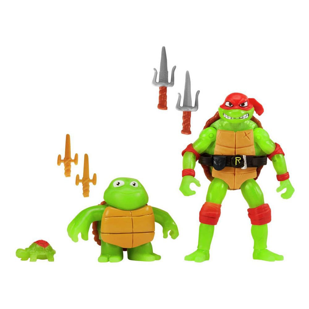 Teenage Mutant Ninja Turtles: Mutant Mayhem Action Figure 3-Pack Evolution Raphael & Leonardo Assortment (6) Action