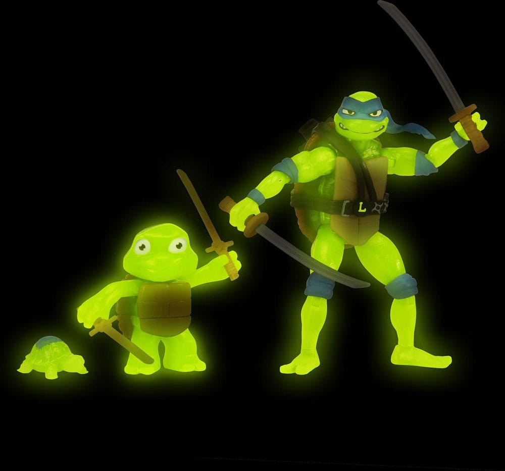 Teenage Mutant Ninja Turtles: Mutant Mayhem Action Figure 3-Pack Leonardo Evolution 10 cm