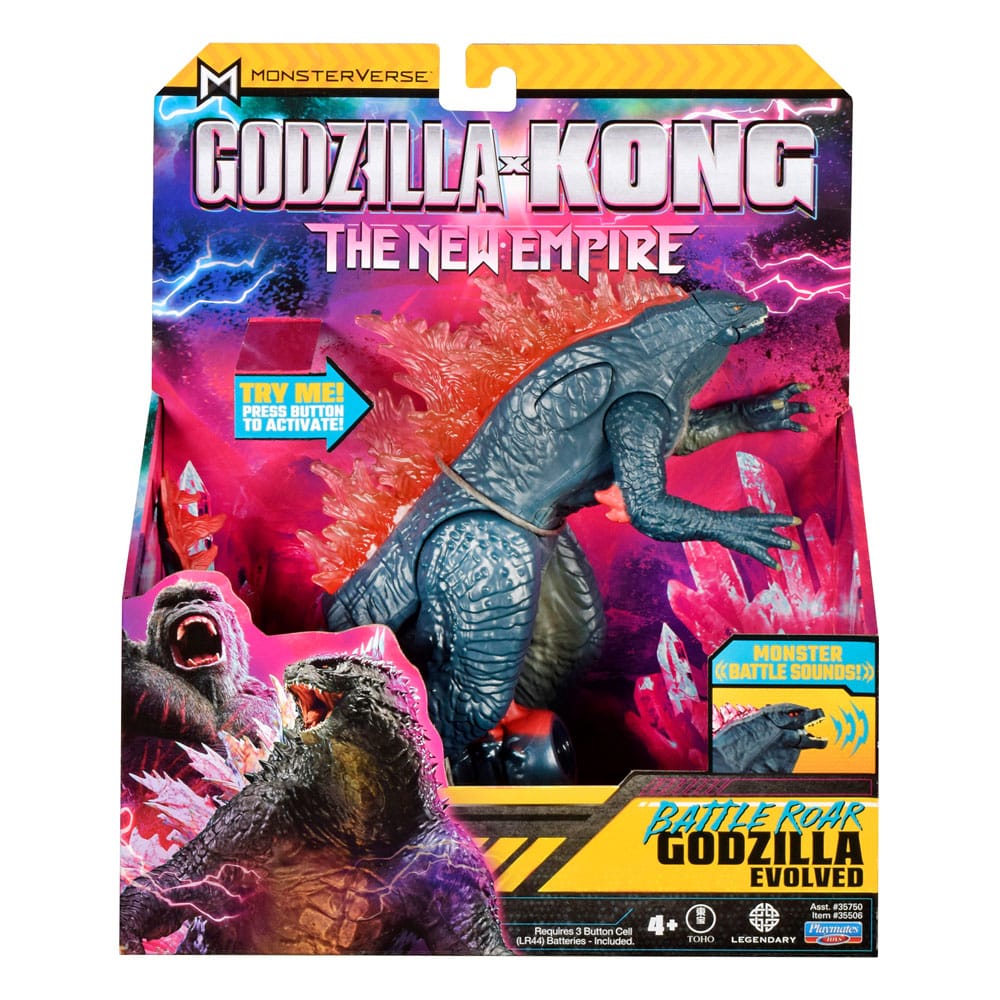 Godzilla x Kong: The New Empire Action Figure with Sound Battle Roar Godzilla 18 cm