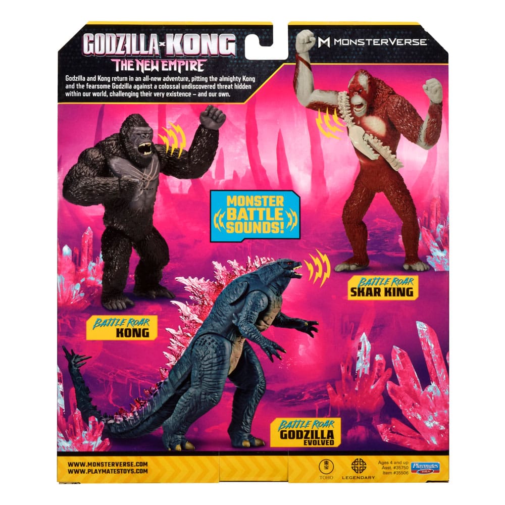 Godzilla x Kong: The New Empire Action Figure with Sound Battle Roar Godzilla 18 cm