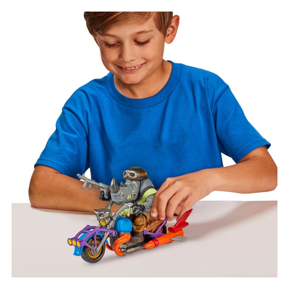 Teenage Mutant Ninja Turtles Action Figure Chopper mit Rocksteady Action figures