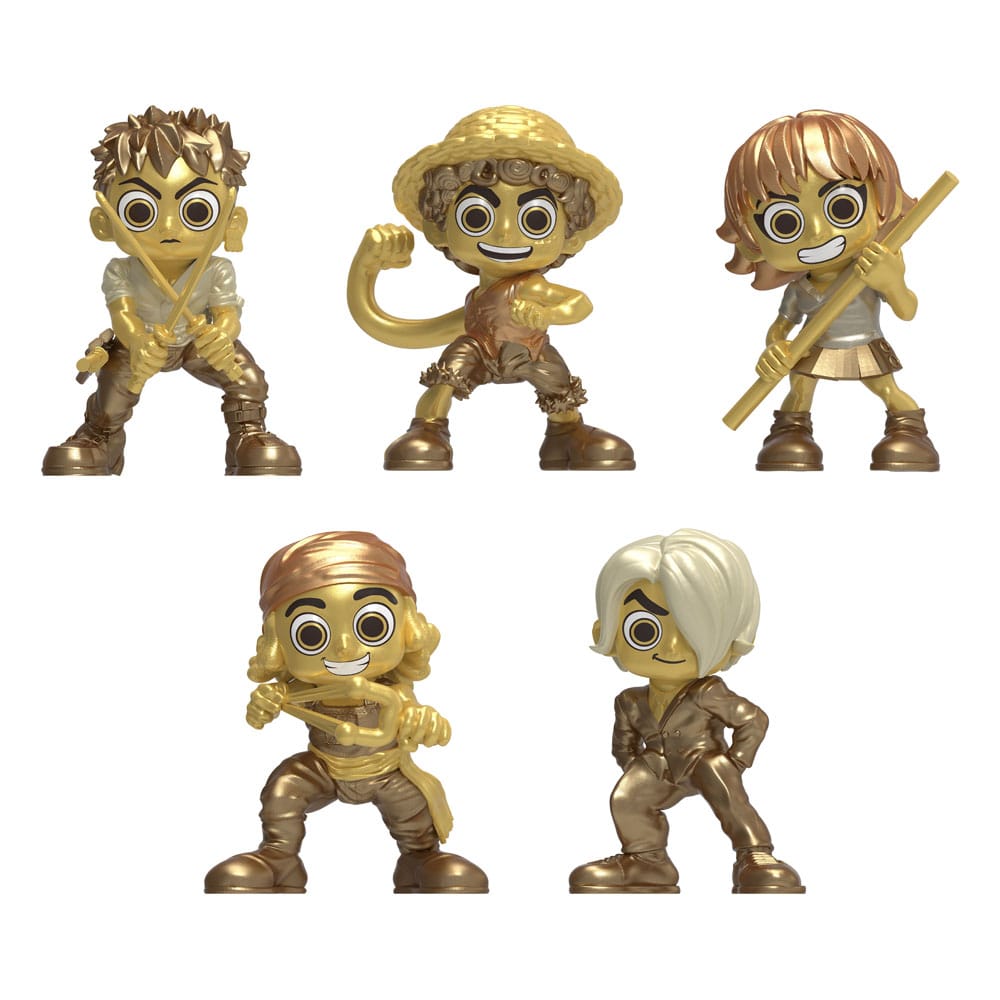 One Piece Mini figures Set Gold 6 cm Action figures