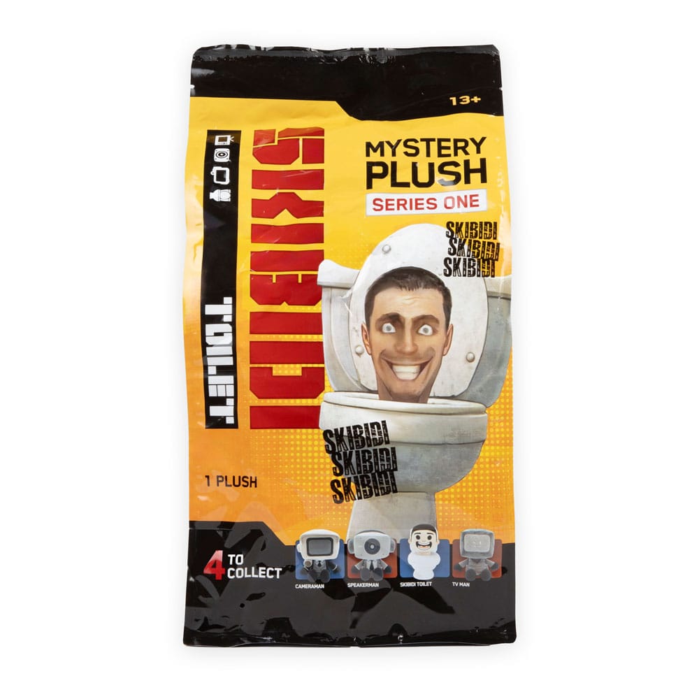 Skibidi Toilet Plush Mystery Blind Bag Display (2)