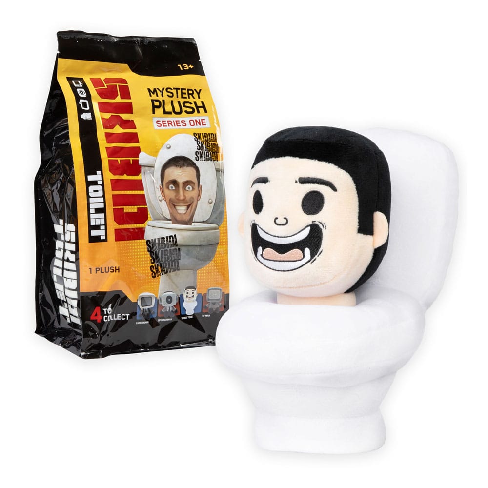 Skibidi Toilet Plush Mystery Blind Bag Display (2)