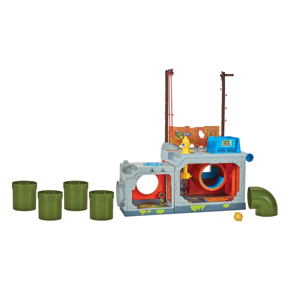Teenage Mutant Ninja Turtles Building Secret Sewer Lid Playset Mutant Module heo EU Exclusive 30 cm