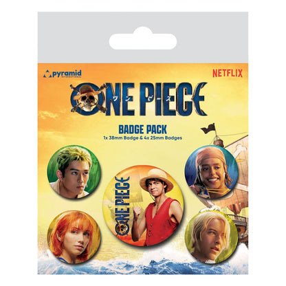 One Piece Pin-Back Buttons 5-Pack The Straw Hats Pins & Brooches