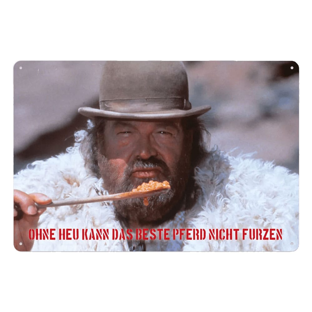 Bud Spencer Tin Sign Bohnen 20 x 30 cm Tin signs