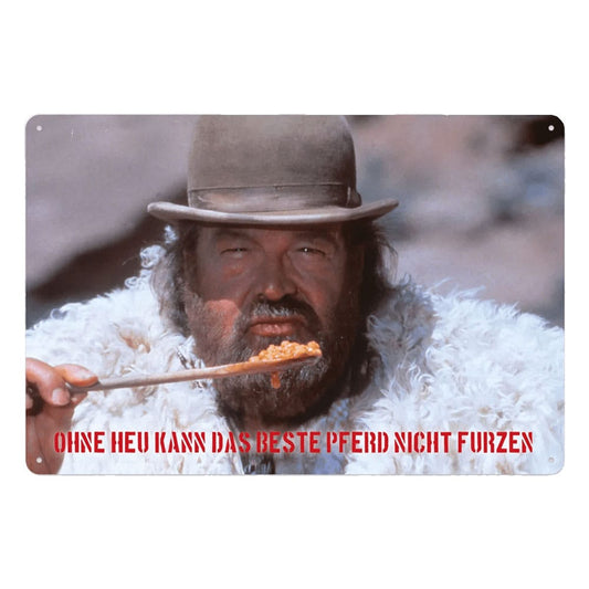 Bud Spencer Tin Sign Bohnen 20 x 30 cm Tin signs