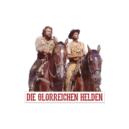 Bud Spencer & Terence Hill 3D Tin Sign Die glorreichen Helden 45 x 45 cm Tin signs