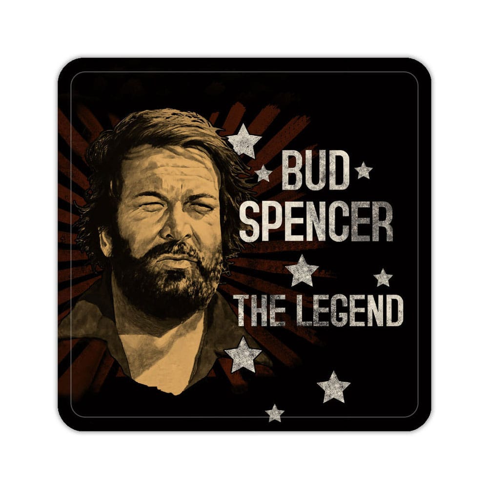 Bud Spencer Tin coasters The Legend 10 x 10 cm Glasses & Coasters
