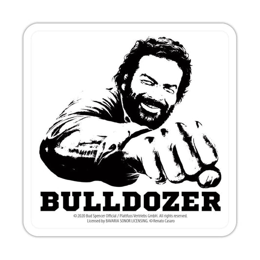 Bud Spencer Tin coasters Bulldozer 10 x 10 cm Glasses & Coasters