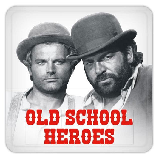 Bud Spencer & Terence Hill Tin coasters Old School Heroes 10 x 10 cm Glasses & Coasters