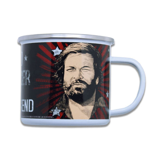 Bud Spencer Enamel Mug The Legend Blechwaren Fabrik Braunschweig