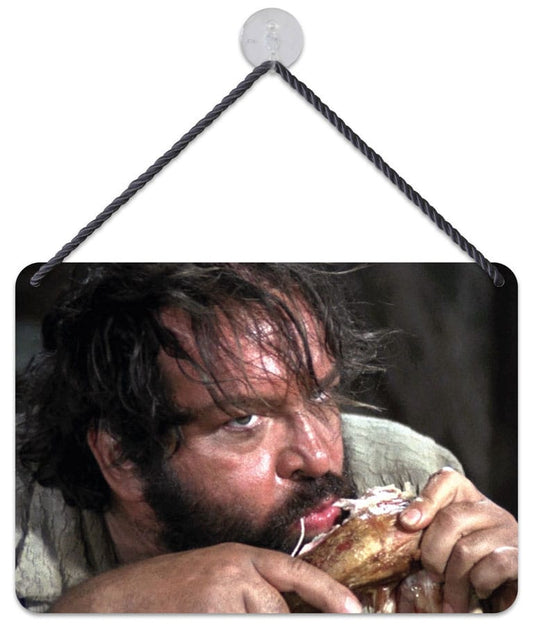 Bud Spencer Tin Sign Bud 16,5 x 11,5 cm - FanofThings.co.uk
