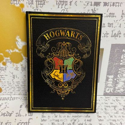 Harry Potter Notebook Hogwarts Black Stationery