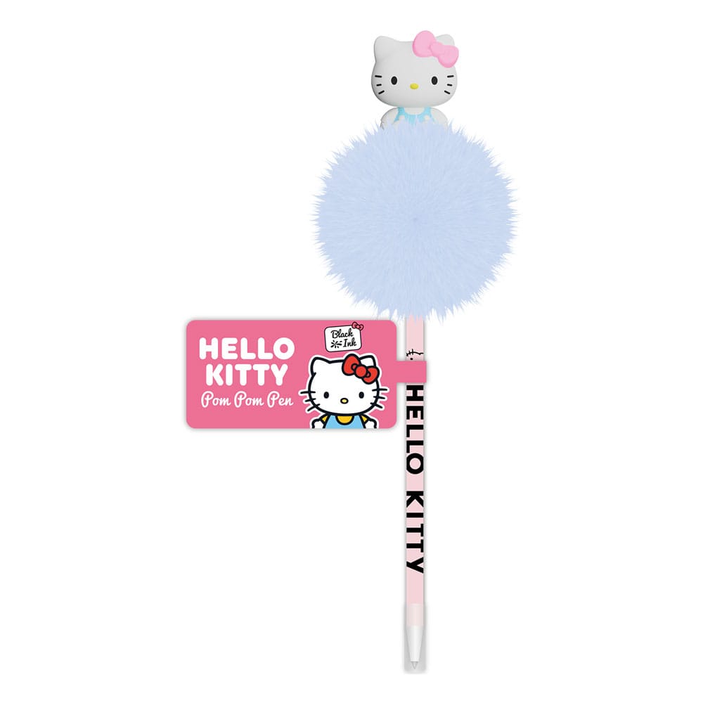 Sanrio Pom Pom Pen Hello Kitty Stationery