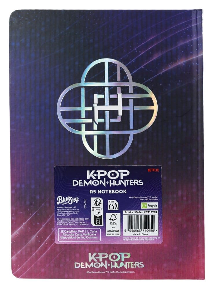 KPop Demon Hunters A5 Notebook Huntr/x Blue Sky Studios