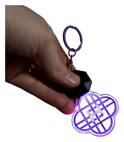KPop Demon Hunters Keychain with light Huntr/x Blue Sky Studios