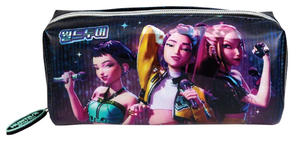 KPop Demon Hunetrs Pencil Case Huntr/x Blue Sky Studios