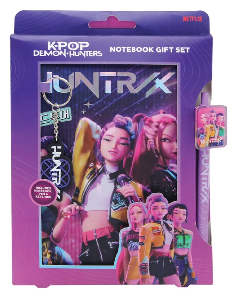 KPop Demon Hunters Notebook Gift Set Huntr/x Blue Sky Studios