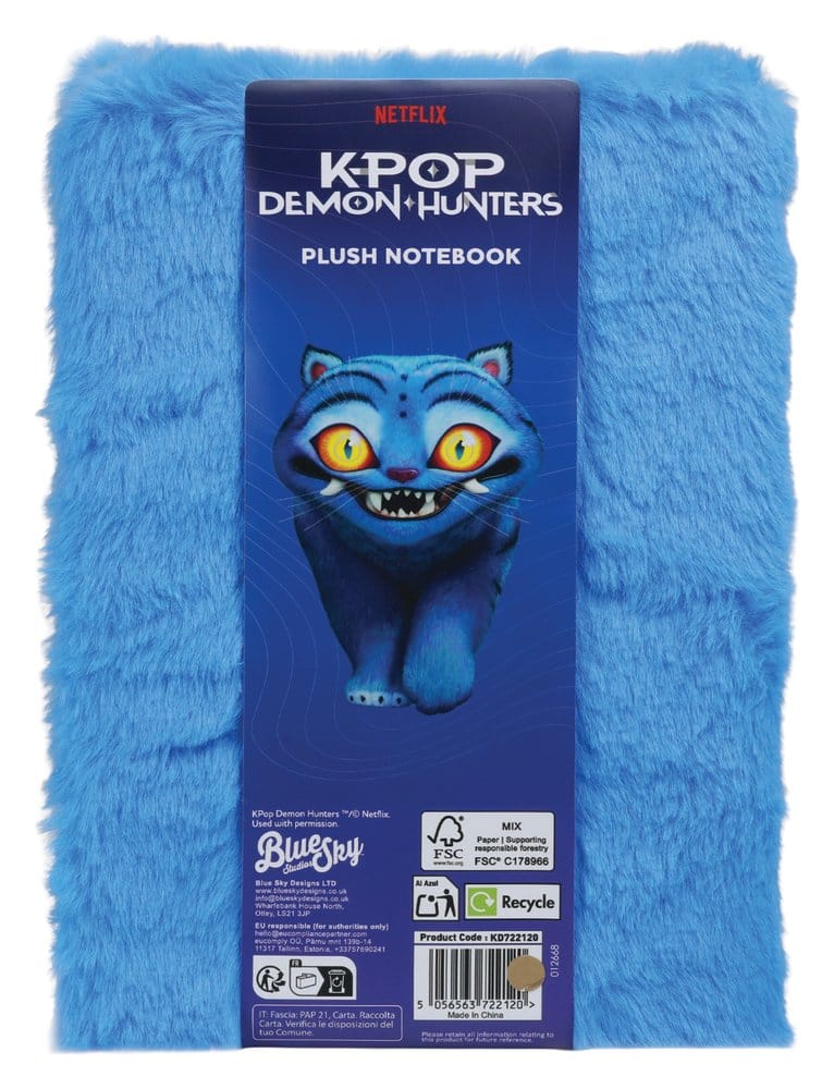 KPop Demon Hunters A5 Notebook Derpy Plush Blue Sky Studios
