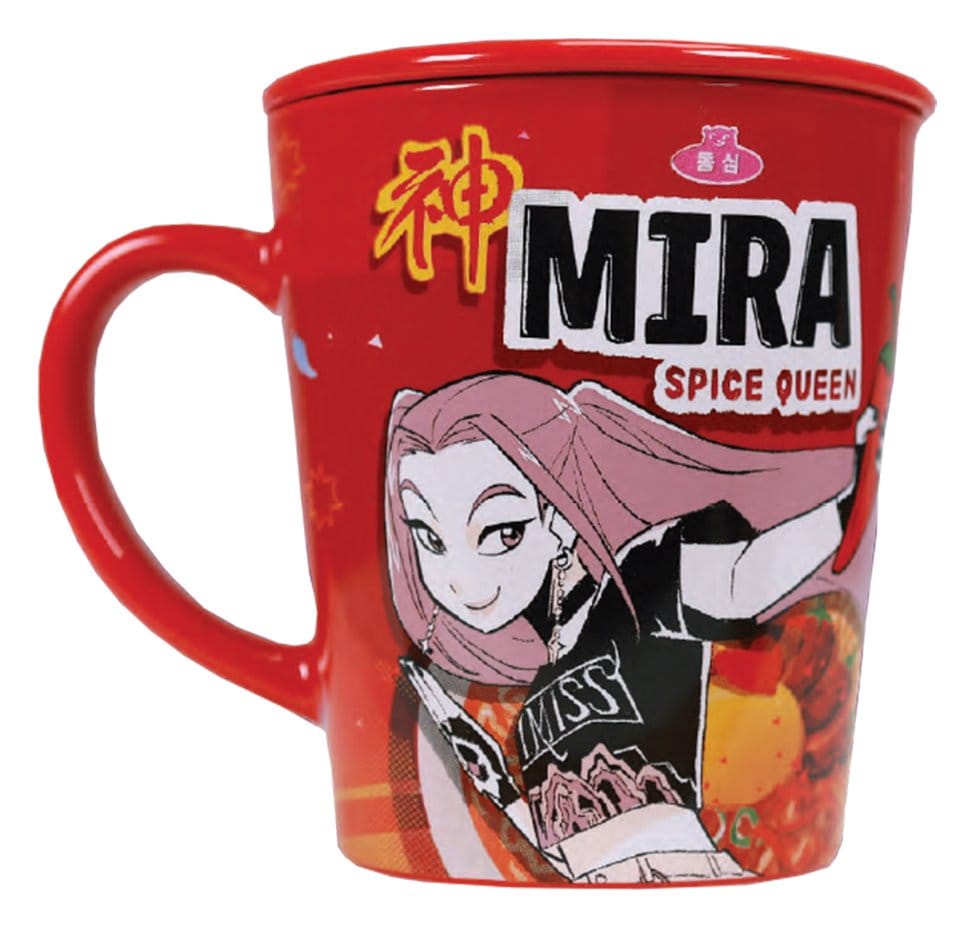Kpop Demon Hunters Mug with lid Huntr/x Ramen Blue Sky Studios
