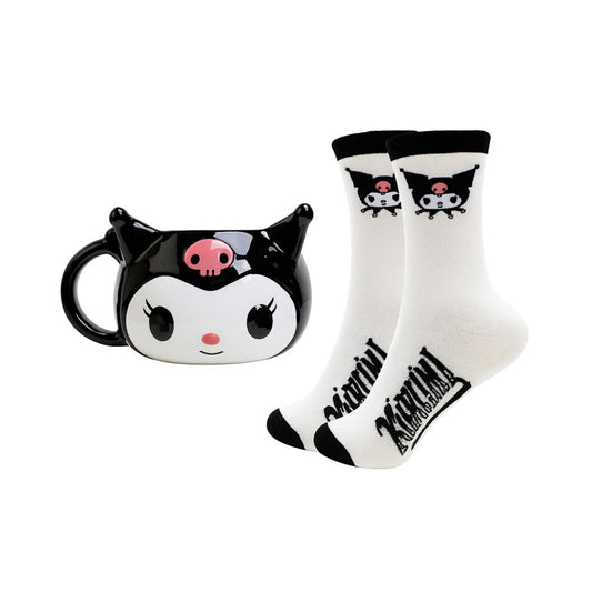 Sanrio 3D Mug & Socks Set Kuromi - FanofThings.co.uk