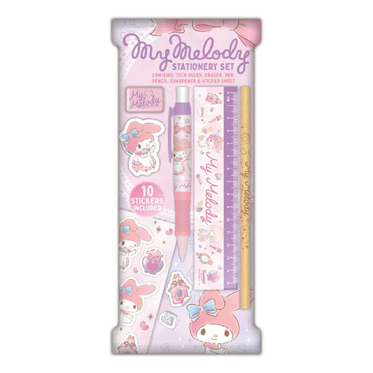 Sanrio Stationery Set 6-Pack My Melody - FanofThings.co.uk