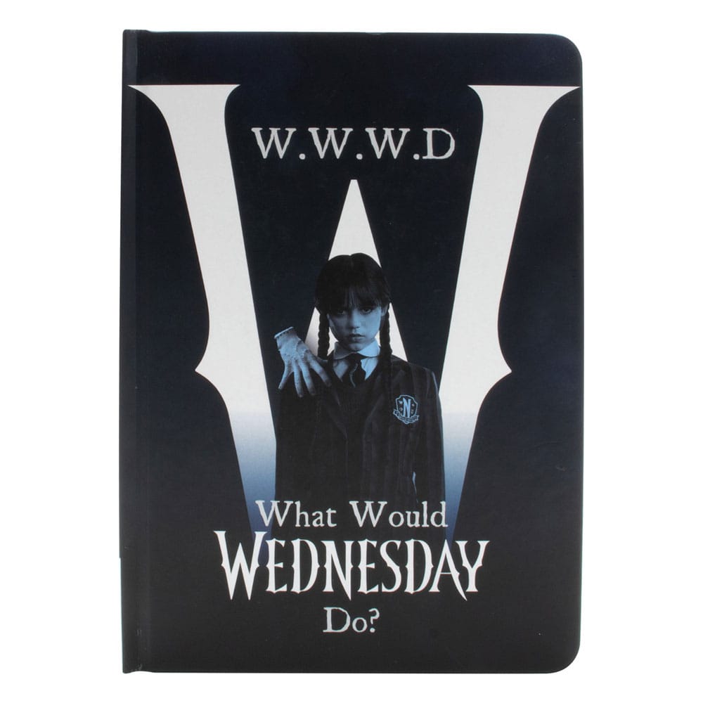 Wednesday A5 Notebook WWWD - FanofThings.co.uk