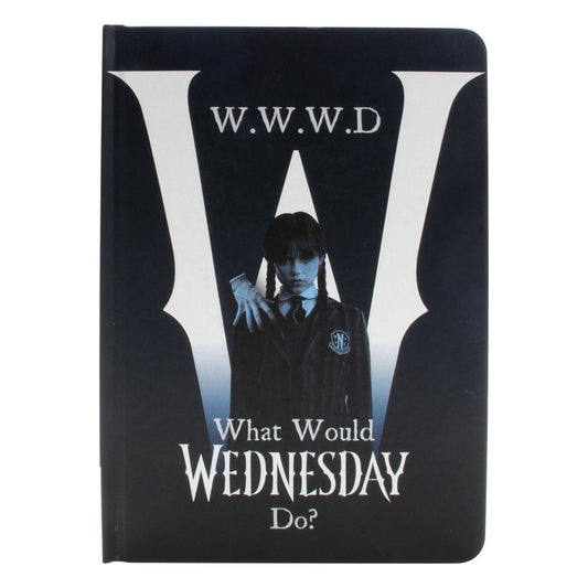 Wednesday A5 Notebook WWWD - FanofThings.co.uk
