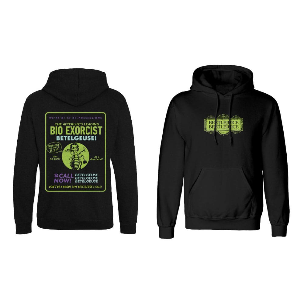 Beetlejuice 2 Hooded Sweater Bio Exorcist Size S Sweaters