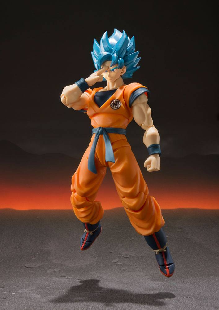 Dragon Ball Super Broly S.H. Figuarts Action Figure Super Saiyan God Super Saiyan Goku Super 14 cm Bandai Tamashii Nations