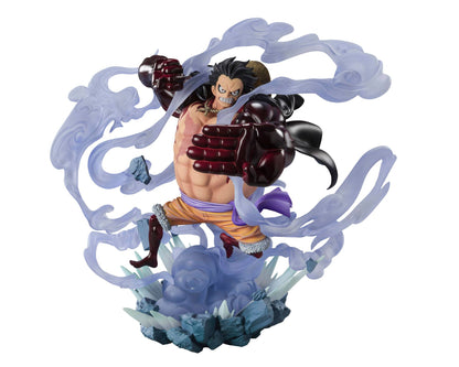 One Piece FiguartsZERO PVC Statue Extra Battle Monkey D. Luffy Gear 4 Battle of Monsters on Onigashima 21 cm Bandai Tamashii Nations