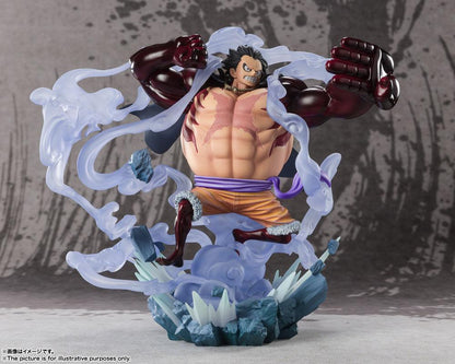 One Piece FiguartsZERO PVC Statue Extra Battle Monkey D. Luffy Gear 4 Battle of Monsters on Onigashima 21 cm Bandai Tamashii Nations